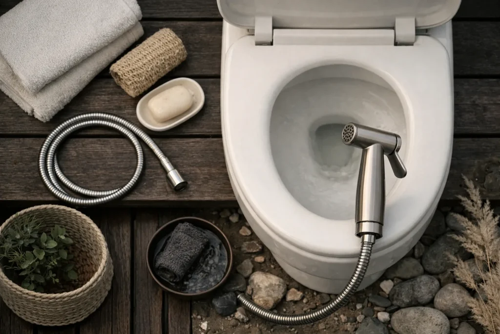 Découvrez comment utiliser une douchette wc au quotidien