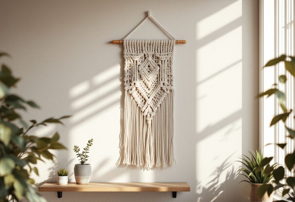 Comment réaliser un macramé mural ?