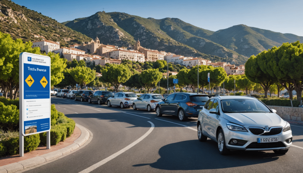 Location de voiture et informations sur parkings et péages en Espagne