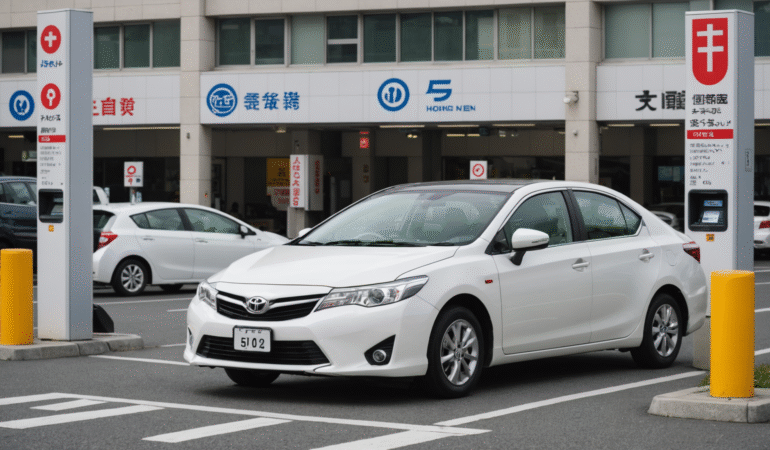découvrez tout ce qu'il faut savoir pour louer une voiture au japon : informations sur le permis de conduire, les péages etc et les parkings pour un voyage serein.