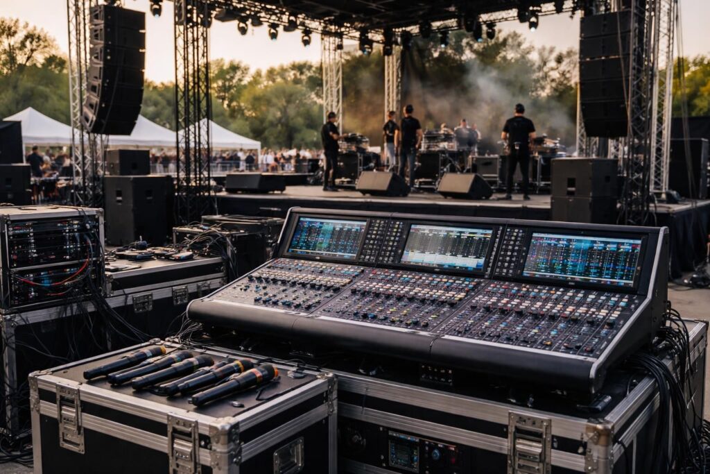 Location de matériel de sonorisation pour concerts : l’équipement professionnel