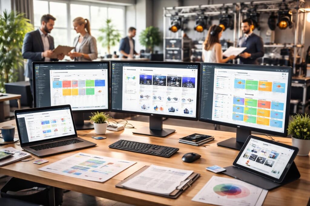Logiciels de gestion location avec Rentman, Goodshuffle Pro et Current RMS pour entreprises événement